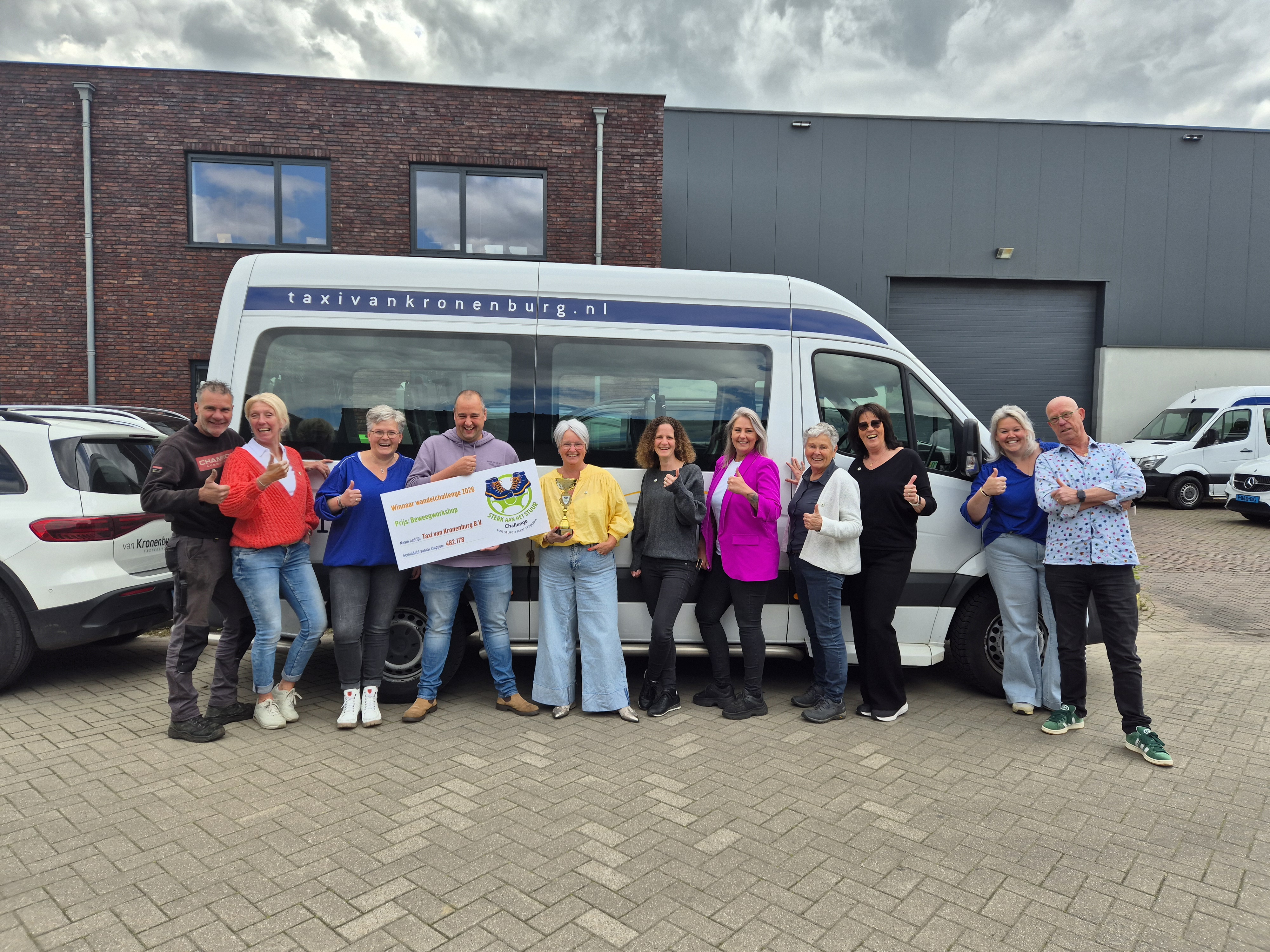 Taxi van Kronenburg wandelchallenge